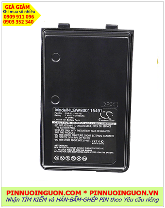 Pin sạc Lithium 7.4v-2600mAh, Pin bộ đàm YAESU (Lithium 7.4v-2600mAh) /Nhận ghép pin